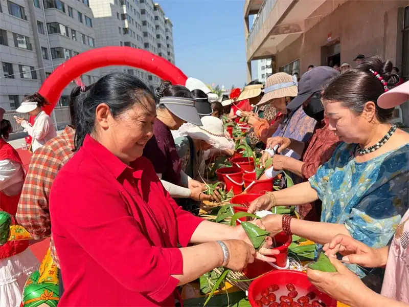 榆阳区环城北路社区开展端午节新时代文明实践主题活动