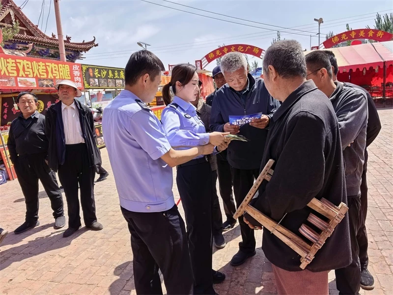 靖边公安：在“烟火气”中开讲安全课