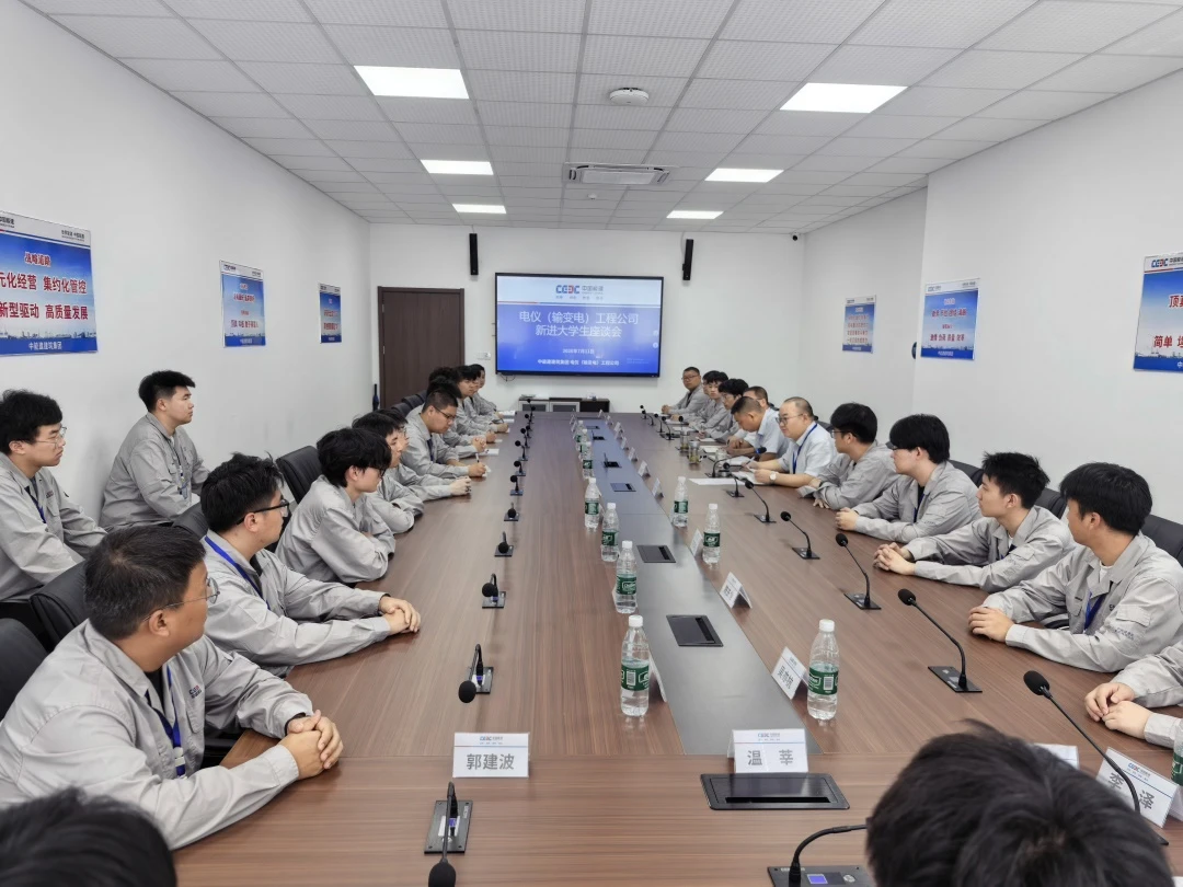 中能建建筑集团电仪（输变电）工程公司开展2026新员工分系统培训暨入职座谈会