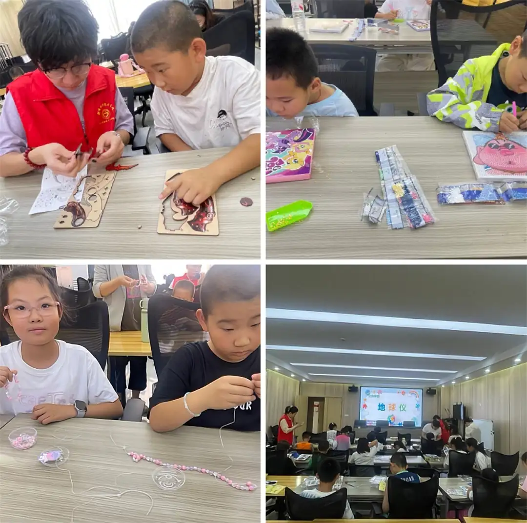 近日,榆阳区驼峰路街道长虹路社区“暑期七彩公益小课堂”结课。