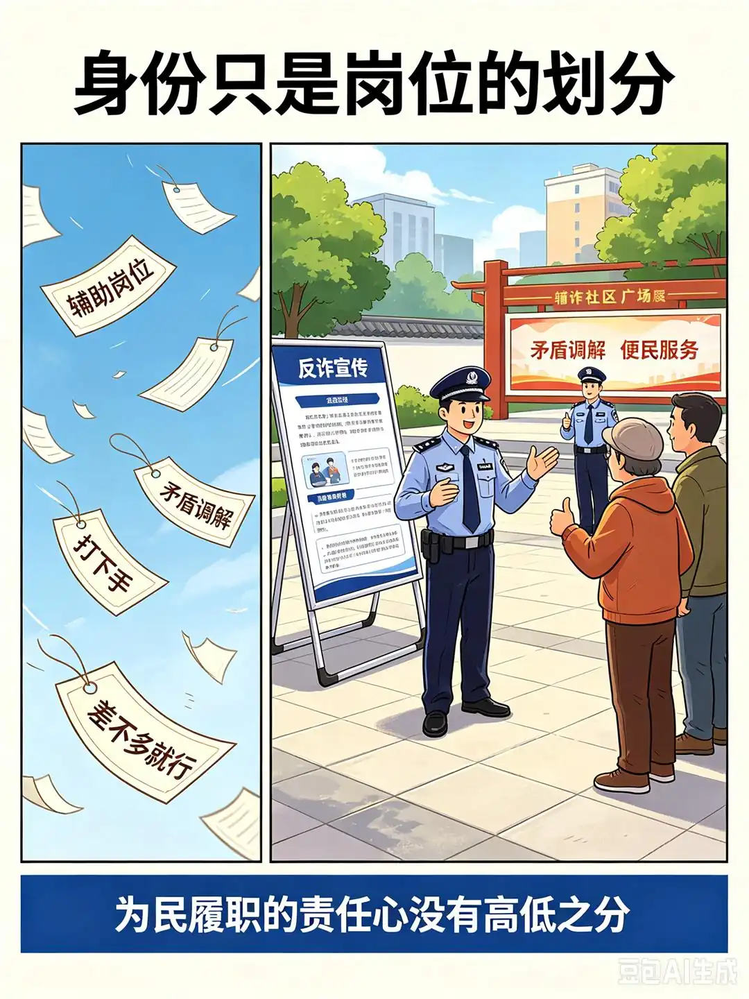 褪去身份标签 实干方显担当