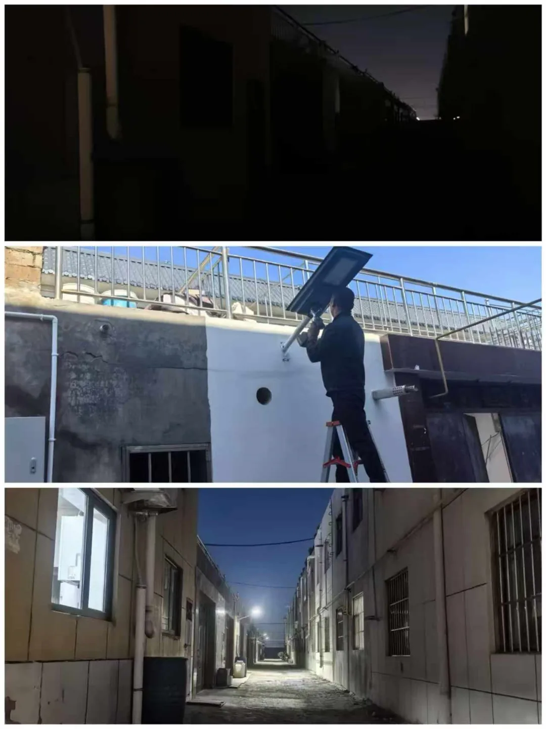 9至10月,榆阳区崇文路街道葡萄园社区联合“双报到”单位,为辖区130多条背街小巷安装300多盏路灯,解决居民夜间出行“摸黑路”难题。