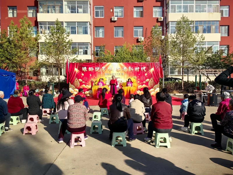 银龄绽芳华 奋进新时代——崇文路街道芹涧路社区敬老月文艺汇演走进一毛小区