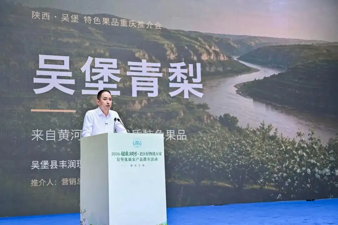 图为吴堡青梨主题推介环节
