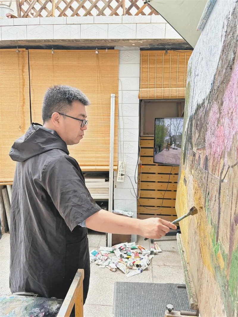扎根陕北的教师油画家曹志程