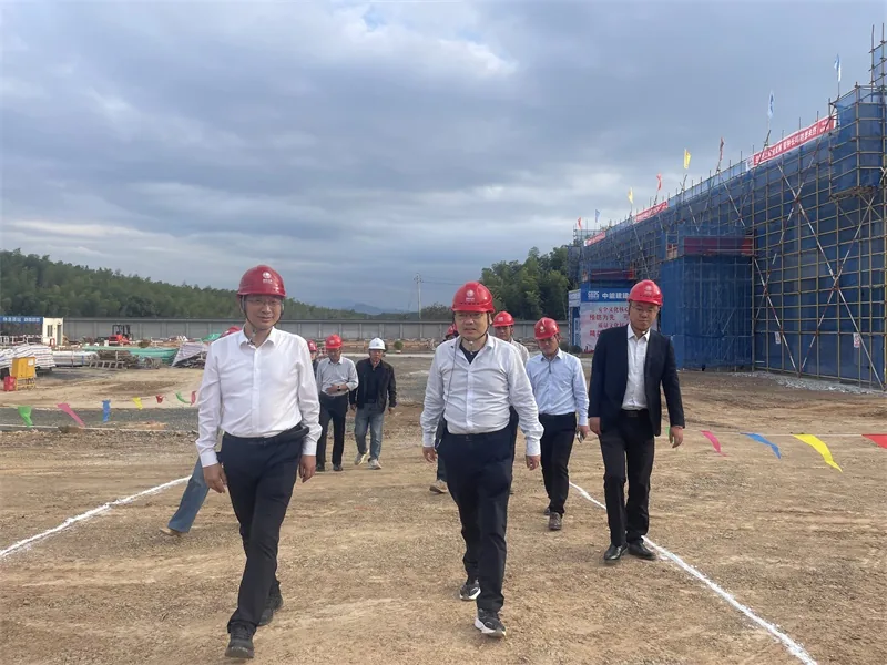 10月23日，广德市委副书记、市长钱会带队调研国网安徽电科院雷电基地项目