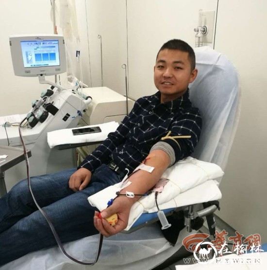 榆林老乡突发白血病需“熊猫血” 延安三市民大年初二赴京献血