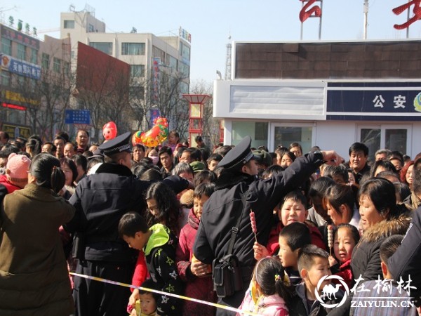 靖边县巡特警大队圆满完成元宵节安保任务