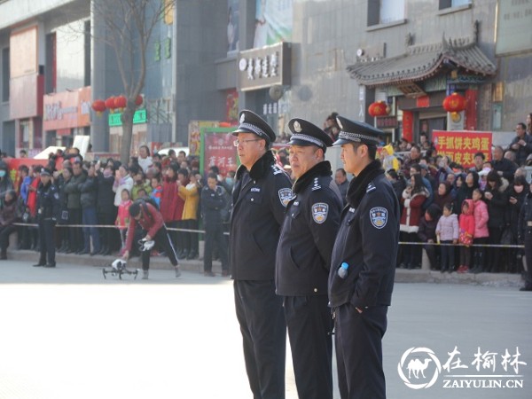 靖边县巡特警大队圆满完成元宵节安保任务