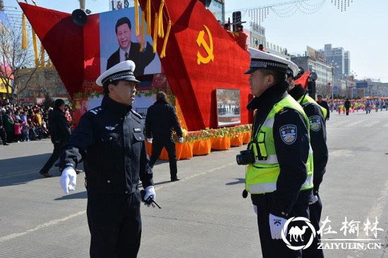 靖边交警转作风 靓丽靖边城