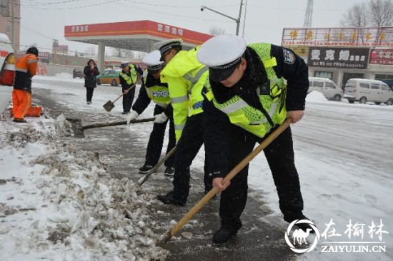 靖边交警转作风 靓丽靖边城